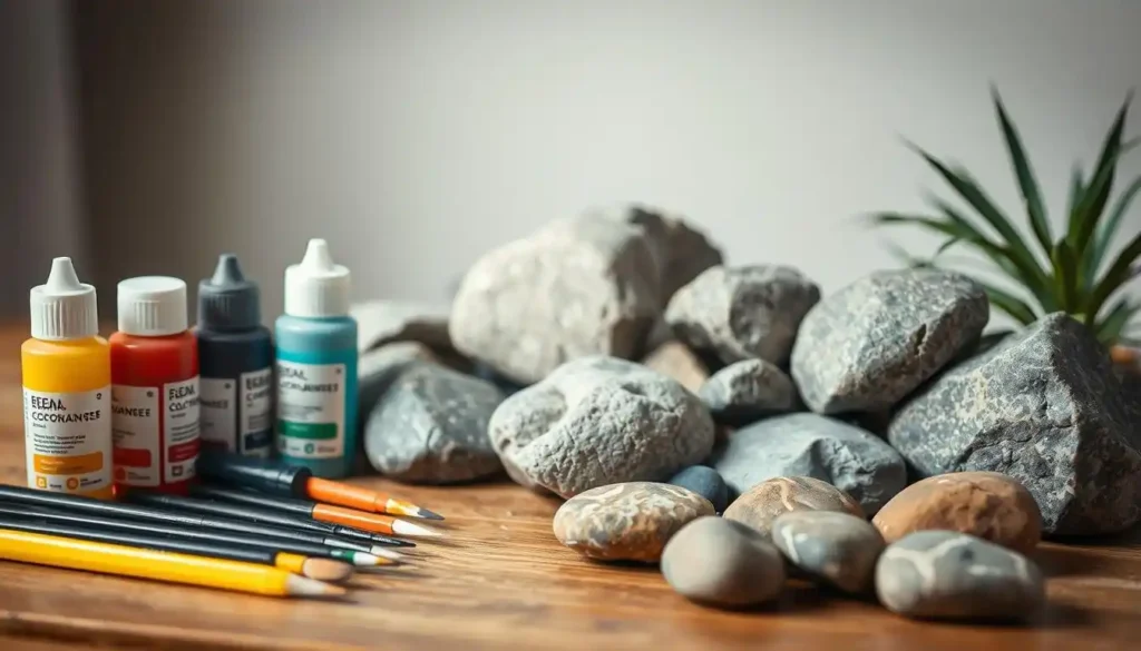 Garden rock art