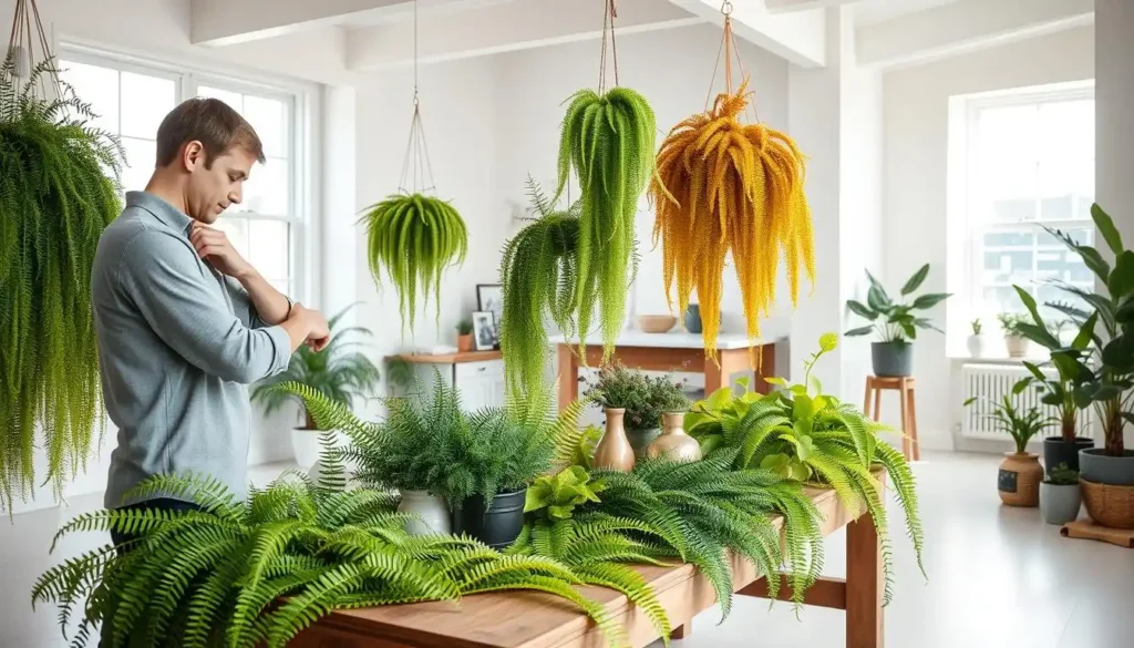 Hanging Ferns