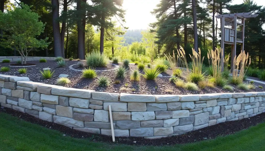 cheap retaining wall ideas