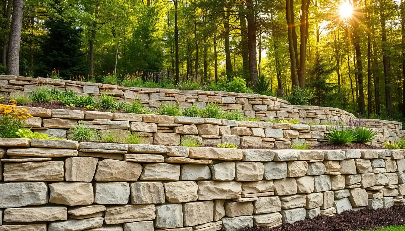 cheap retaining wall ideas