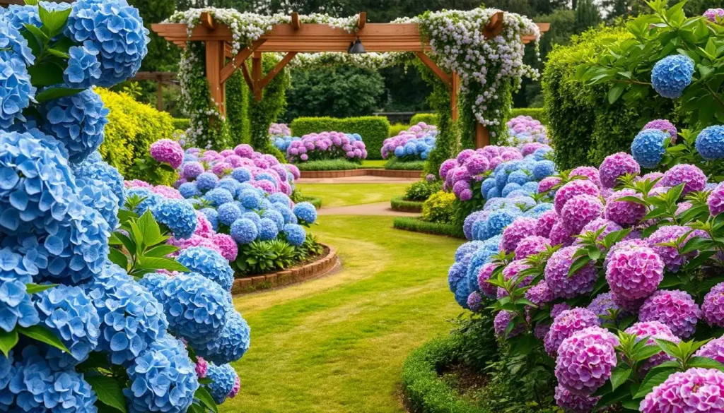 hydrangea garden