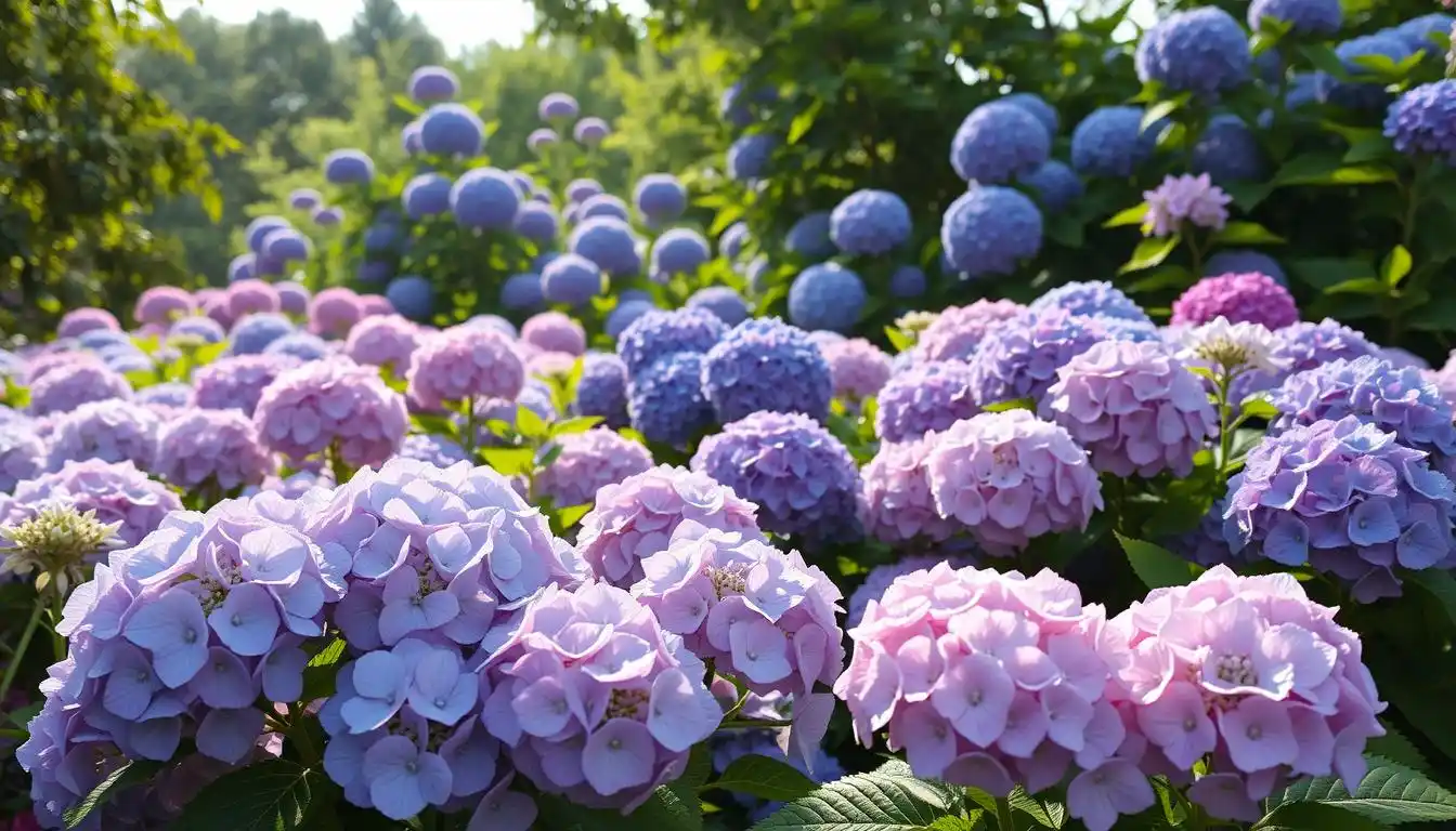 hydrangea garden